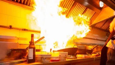 Risque incendie en cuisine professionnelle : prévenir